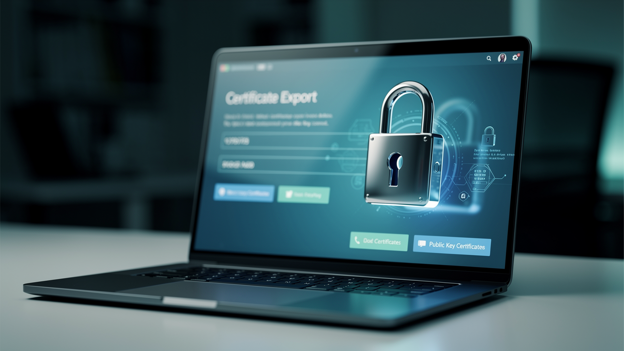 Come Esportare un Certificato Digitale in Windows 11 e macOS